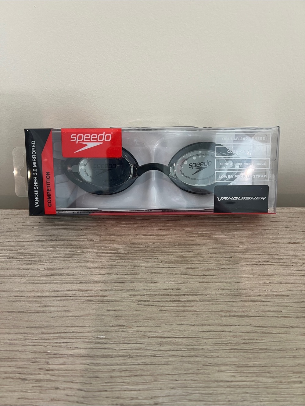Speedo Vanquisher 3.0 mirrored goggles new in package